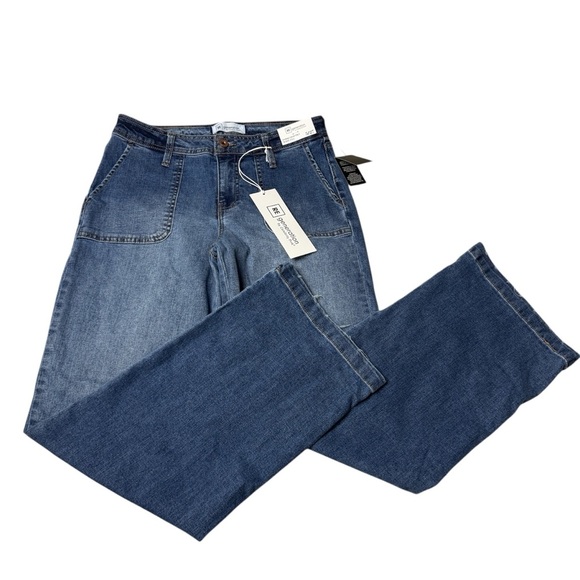 Celebrity Pink jeans wide leg pork chop pockets size 5 27 - Picture 3 of 13